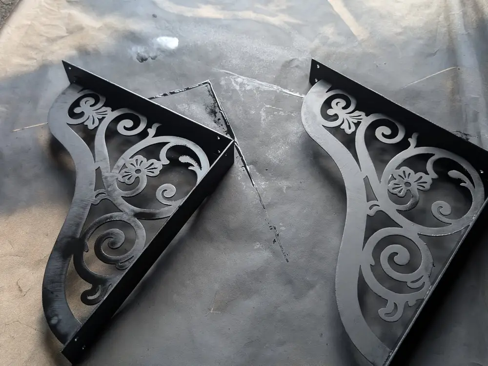 Custom steel bracket